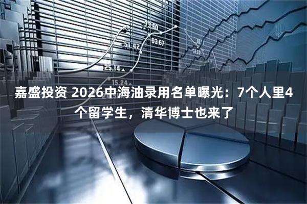 嘉盛投资 2026中海油录用名单曝光：7个人里4个留学生，清华博士也来了